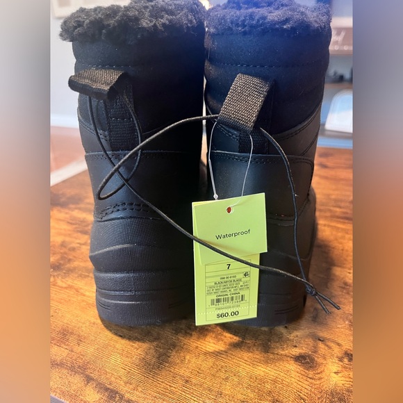 Men’s Black Winter/Snow Boots with Fur Lining size 7 - Picture 3 of 3